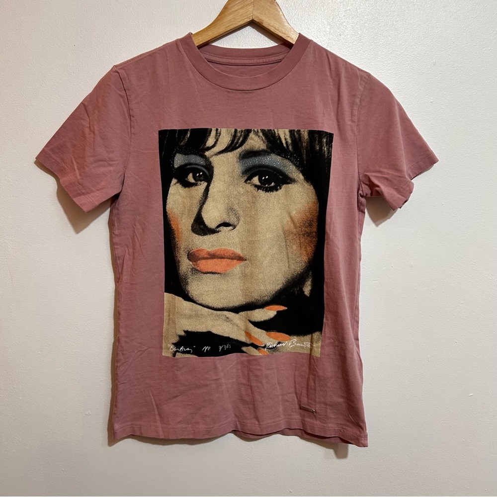 Coach X Richard Bernstein Graphic T Shirt With Barbra Streisand XS
